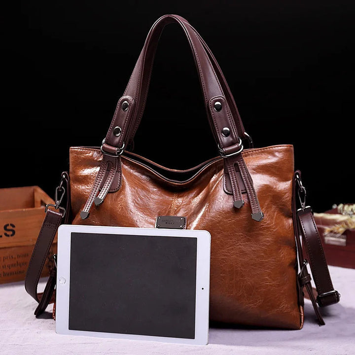 Aubrey™ | Refined Soft Leather Tote