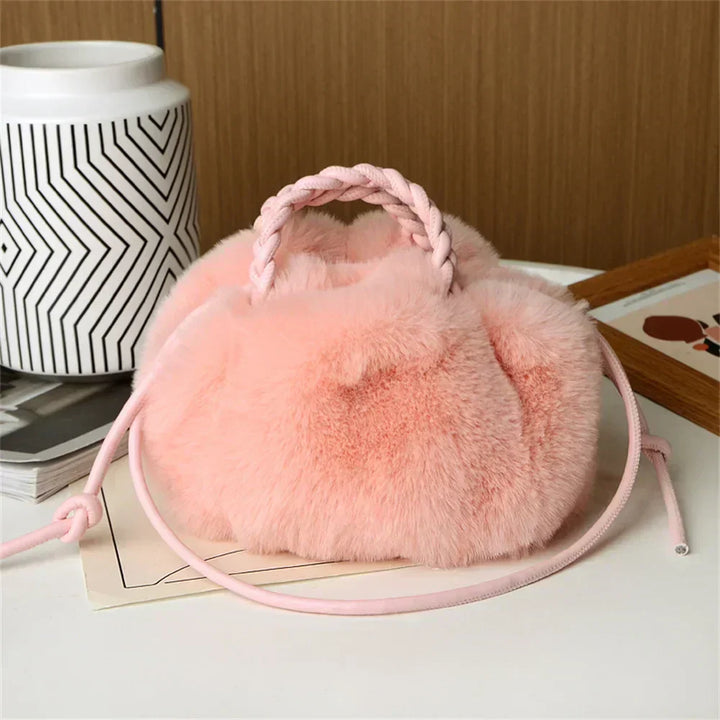 Emily™ | Plush Pumpkin Shoulder Tote