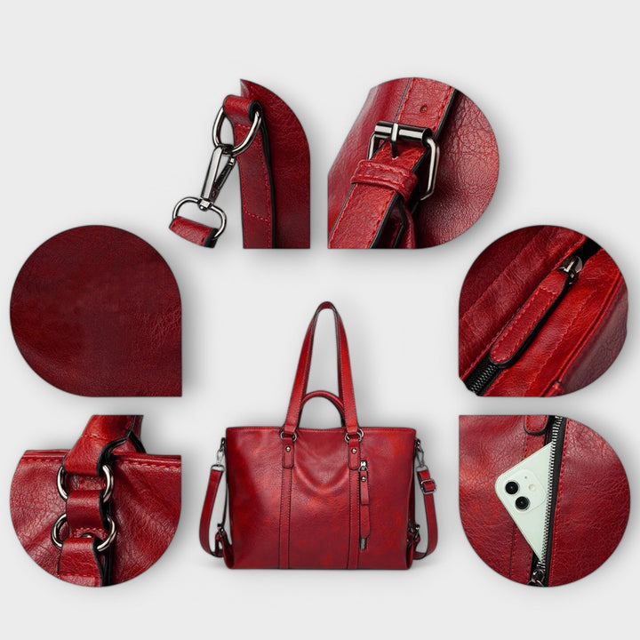 Camille™ | Olivia Large Leather Bag