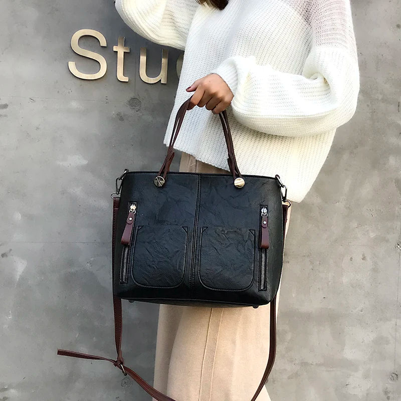Victoria™ | Iconic Retro PU Leather Crossbody Handbag