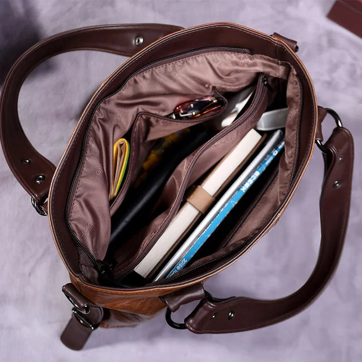Aubrey™ | Refined Soft Leather Tote