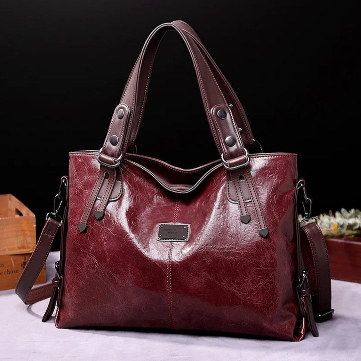 Aubrey™ | Refined Soft Leather Tote