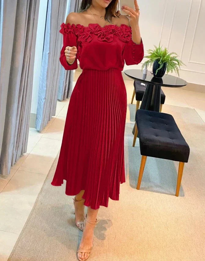 Delissa™ Off-Shoulder Maxi Dress