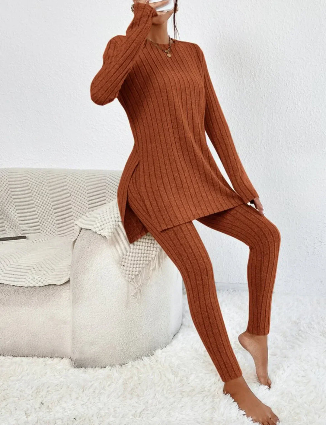 Stella™ | Ribbed Knit Lounge Set