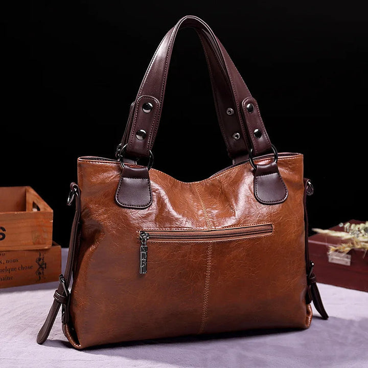 Aubrey™ | Refined Soft Leather Tote