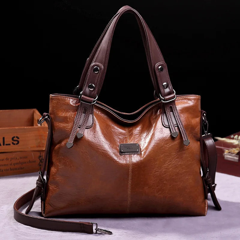 Aubrey™ | Refined Soft Leather Tote