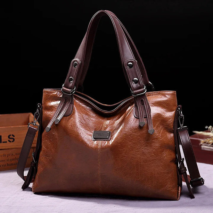 Aubrey™ | Refined Soft Leather Tote