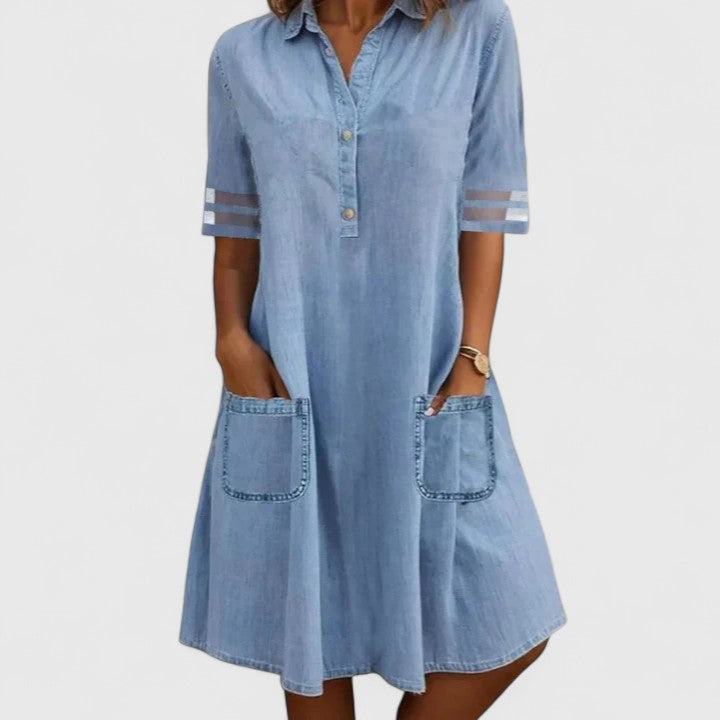 Lauren™ | Figure Flattering Denim Dress