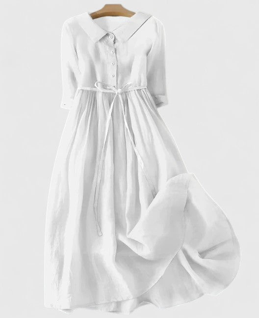 Evelyn™ | Elegant Cotton Linen Dress