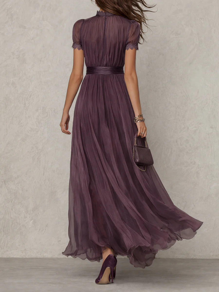 Aurora™ | Elegant V-Neck Dress
