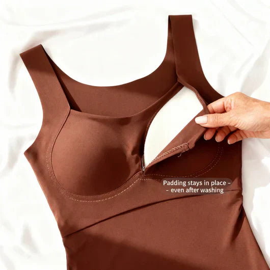 Jade™ | Built-In Comfort Bra Tank Top
