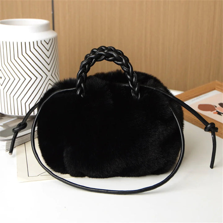 Emily™ | Plush Pumpkin Shoulder Tote