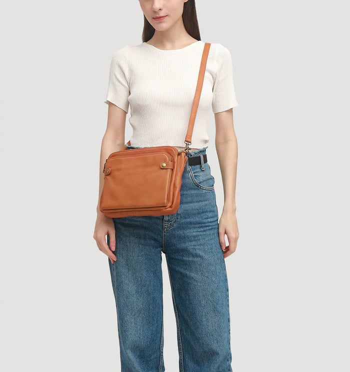 Emilie™ | Sleek Three-Layer Crossbody Bag