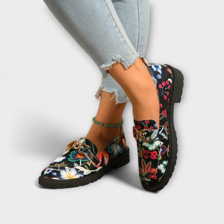 Isabella™ | Multicolour Floral Loafers