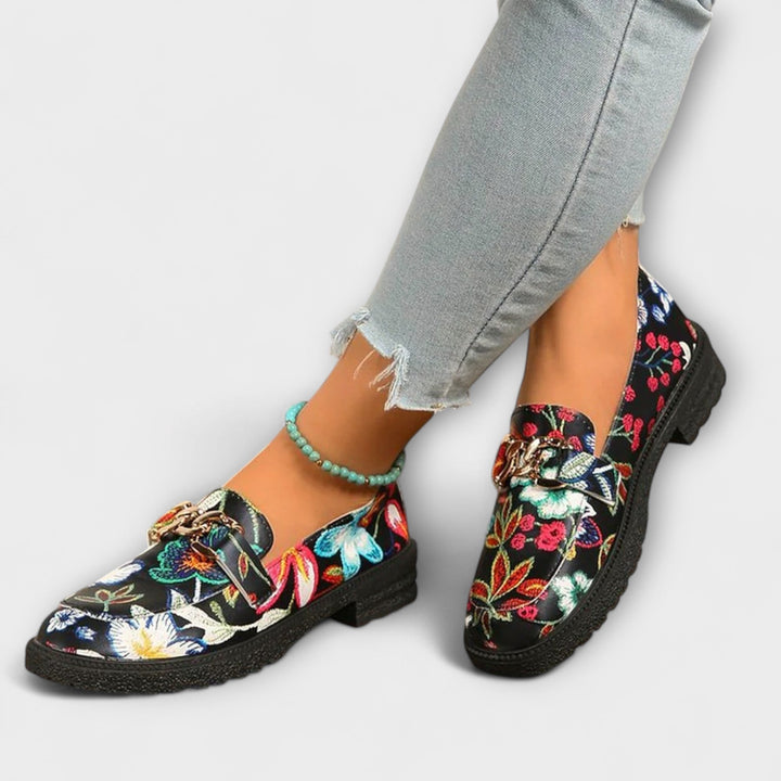 Isabella™ | Multicolour Floral Loafers