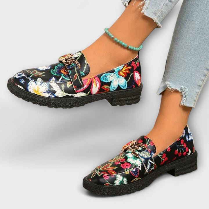 Isabella™ | Multicolour Floral Loafers
