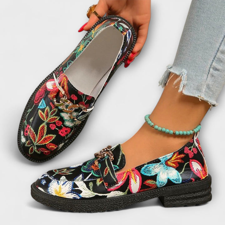 Isabella™ | Multicolour Floral Loafers