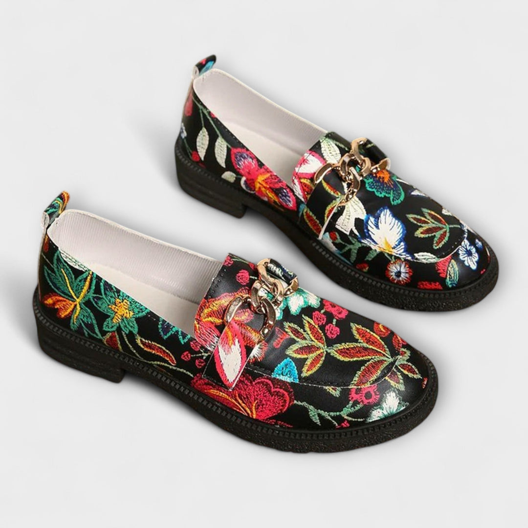 Isabella™ | Multicolour Floral Loafers