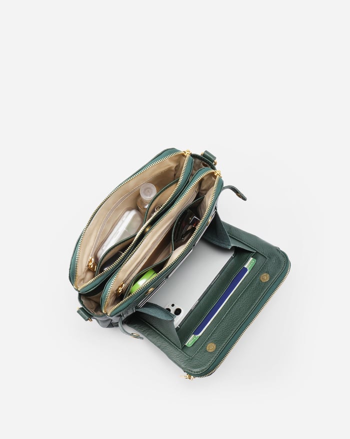 Emilie™ | Sleek Three-Layer Crossbody Bag