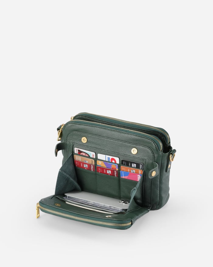 Emilie™ | Sleek Three-Layer Crossbody Bag