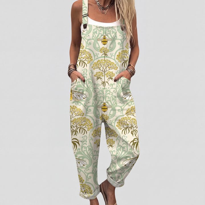 SIENNA | Floral Overalls for Effortless Comfort and Flattering Style