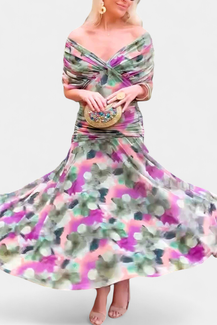 Aurora™ | Elegant Floral Dress