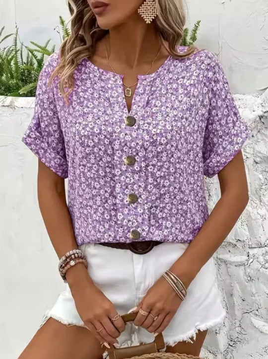 Isabelle™ | Elegant Summer Floral Top