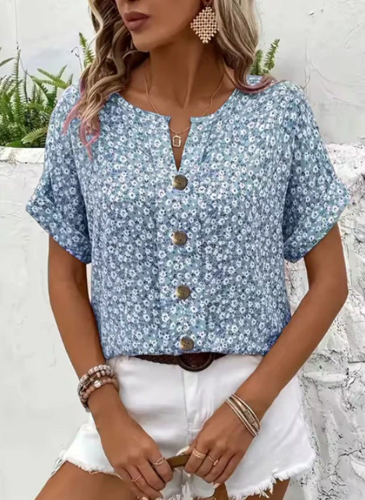 Isabelle™ | Elegant Summer Floral Top