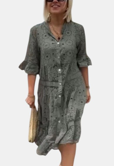 Lillian™ | Floral Midi Dress