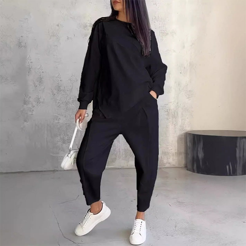 Amelia™ | Irregular Hem Sweatsuit