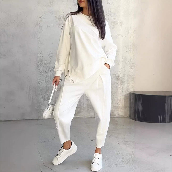 Amelia™ | Irregular Hem Sweatsuit
