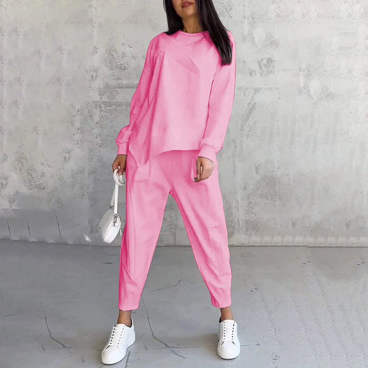 Amelia™ | Irregular Hem Sweatsuit