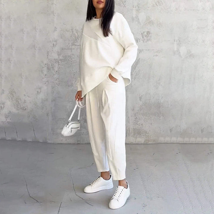 Amelia™ | Irregular Hem Sweatsuit